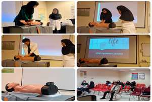 برگزاری کارگاه cpr بزرگسال در بیمارستان استهبان توسط استاد خانم دکتر گلستانی(متخصص طب اورژانس)  