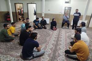 حضور مسئولین دانشکده در خوابگاه دانشجویی پسران