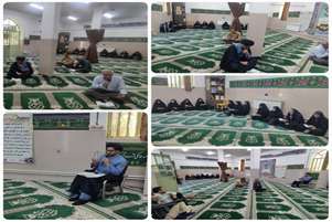 برگزاری زیارت عاشورا به مناسبت هفته دفاع مقدس در دانشکده پیراپزشکی استهبان