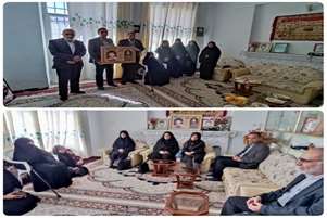 دیدار با خانواده شهید سید عباس پرهیزکار به مناسبت دهه فجر