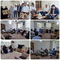 دیدار پرسنل دانشکده پیراپزشکی استهبان با آزاده سرافراز جناب آقای ابراهیم دژ